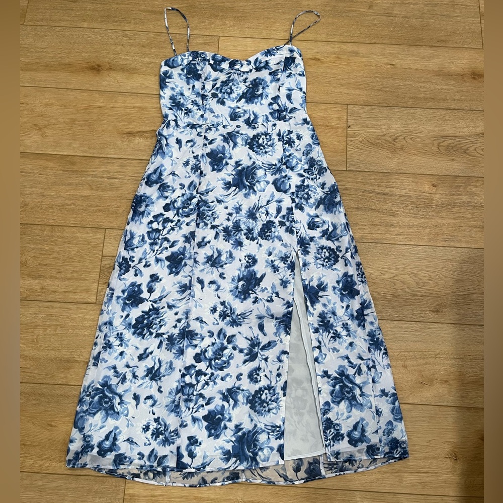Abercrombie & Fitch  Blue and White Floral Dress